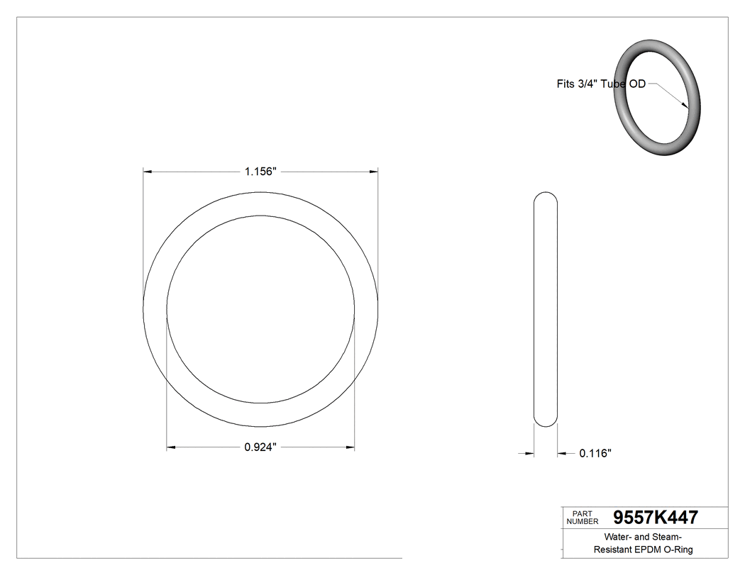 Technical drawing - 9557K447
